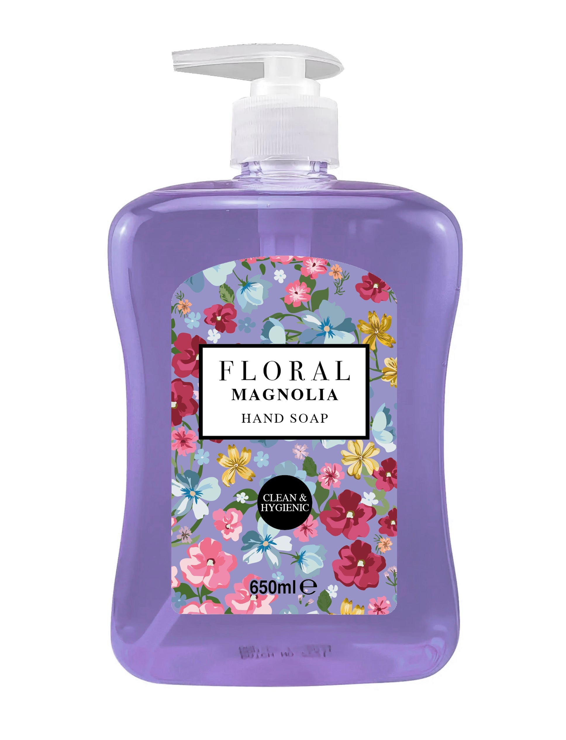 12 x Floral Hand Soap 650ml - Magnolia - Premium Quality Tissue Online - Product Image 12 x Floral Hand Soap 650ml - Magnolia - Premium Quality Tissue Online - Product Image